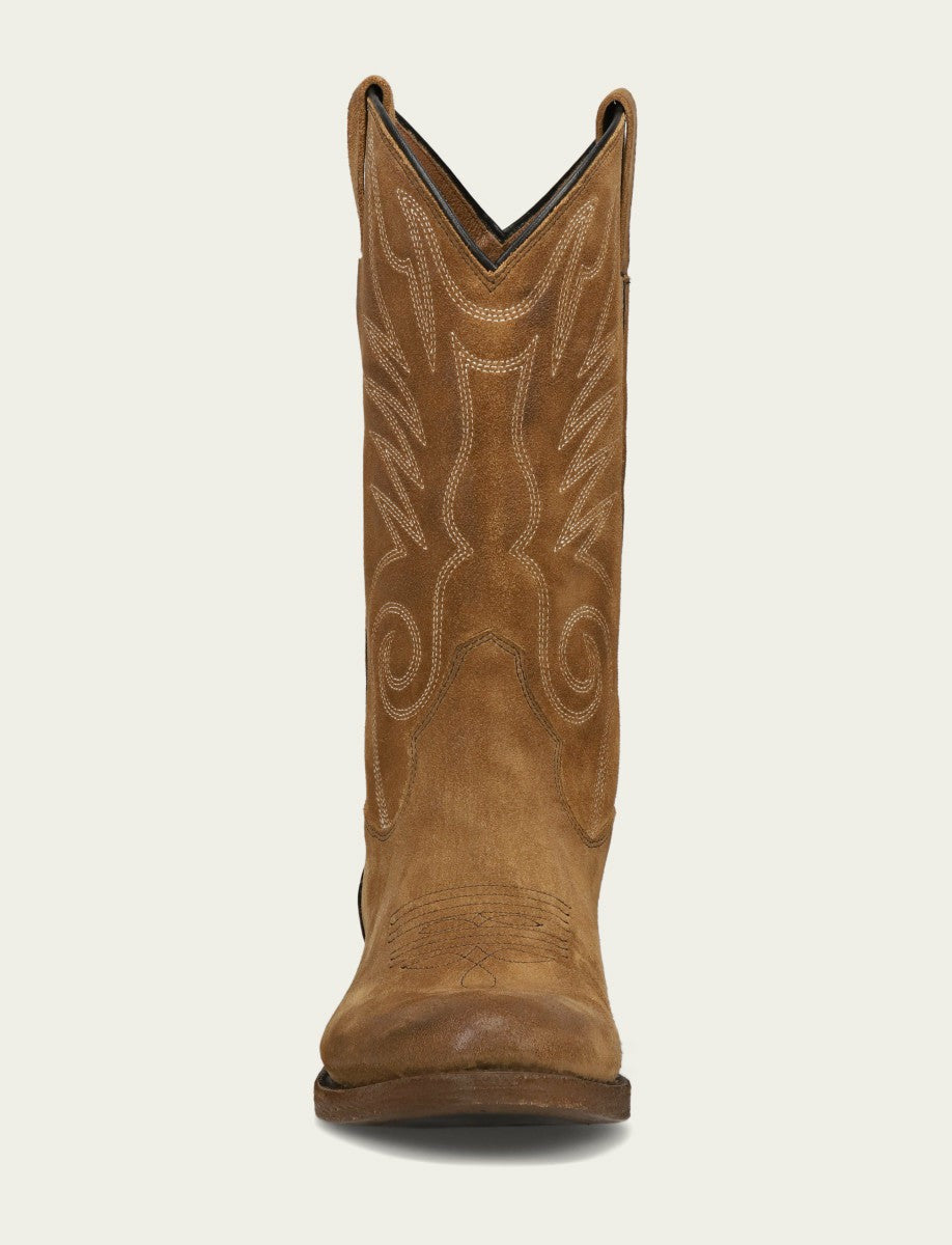 FRYE Men's Mushroom Grady Vintage Stitch Western Boots