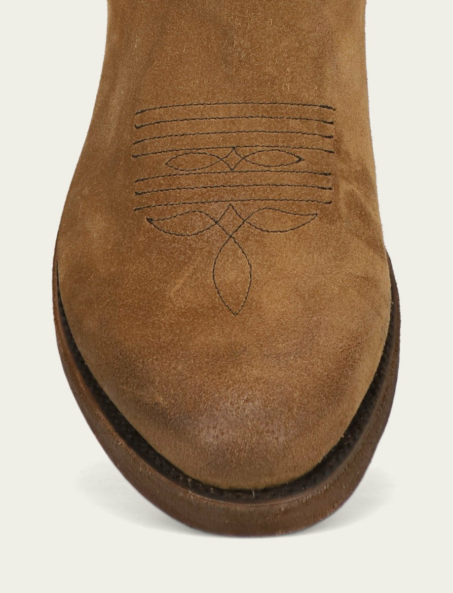 FRYE Men's Mushroom Grady Vintage Stitch Western Boots