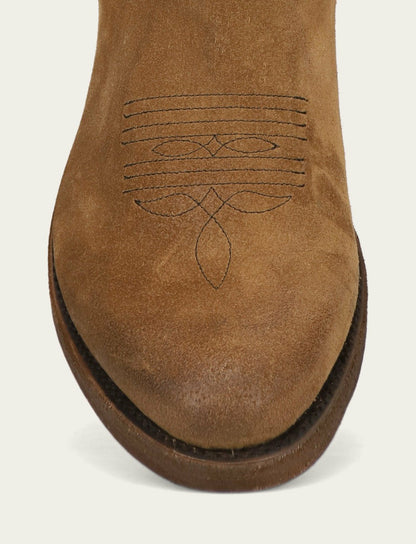 FRYE Men's Mushroom Grady Vintage Stitch Western Boots