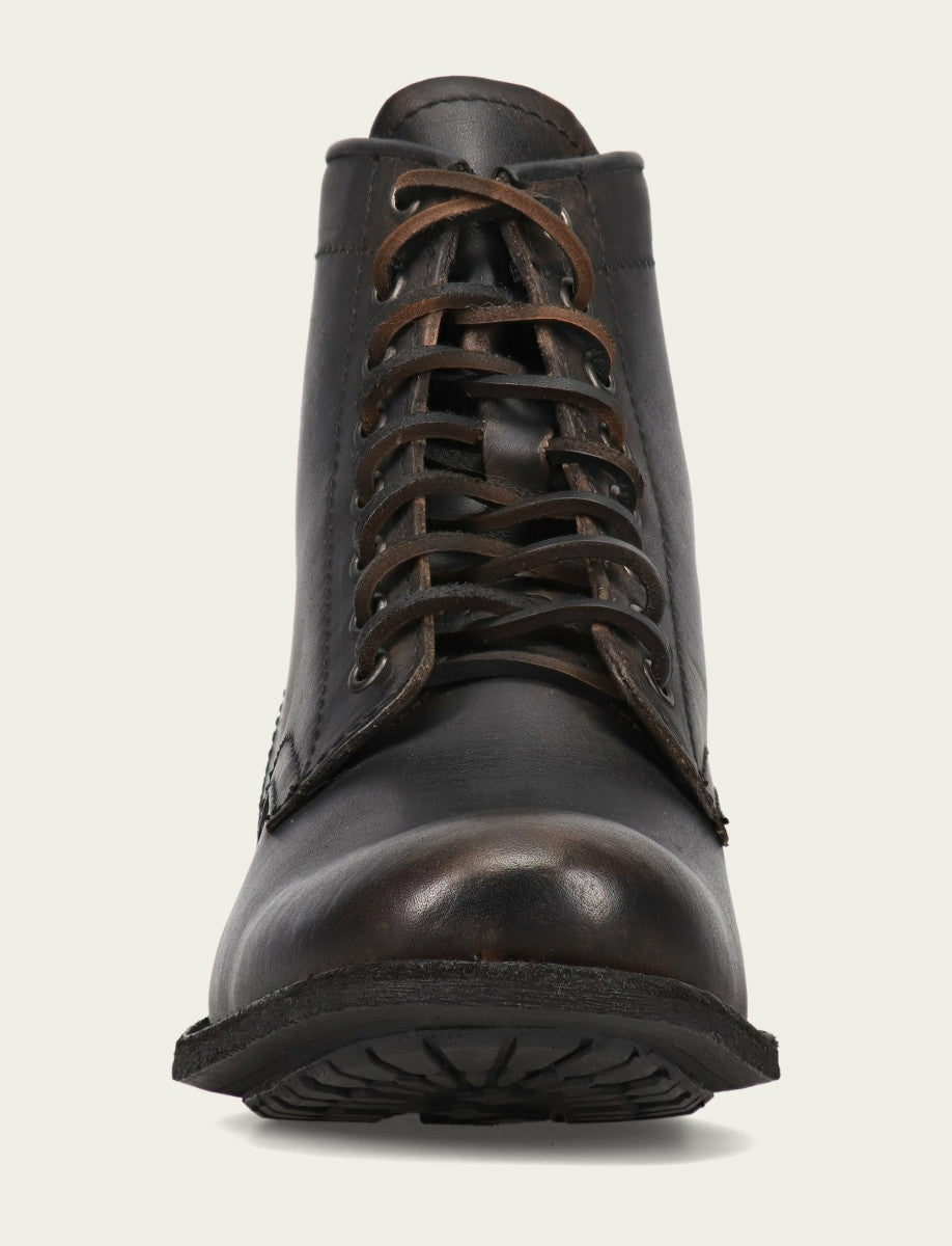 FRYE Men's Antiqued Black Tyler Flex Lace Up Boots