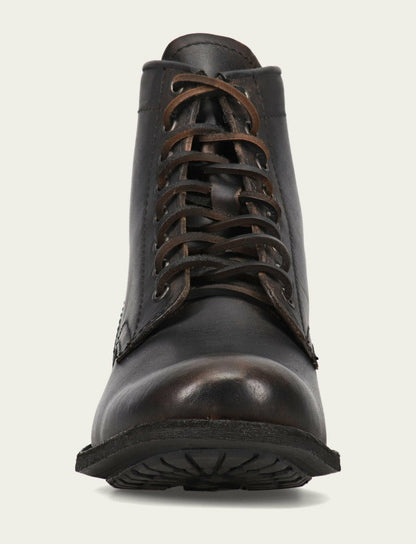 FRYE Men's Antiqued Black Tyler Flex Lace Up Boots