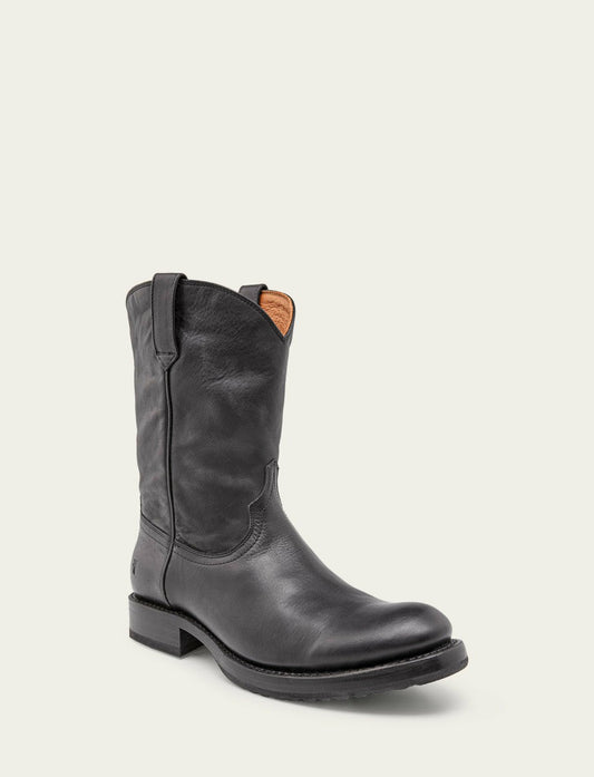 FRYE Men's Black Duke Roper Boots