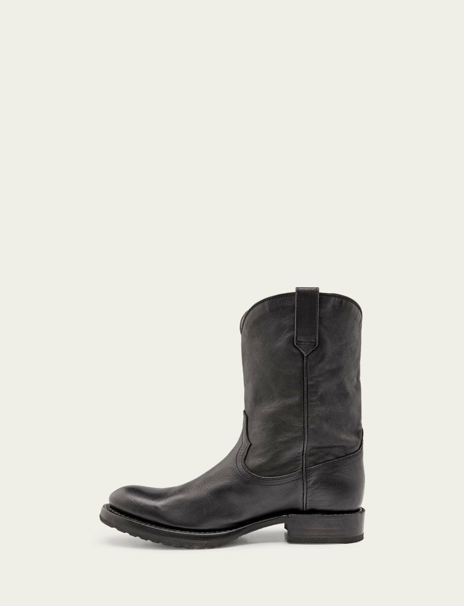 FRYE Men's Black Duke Roper Boots