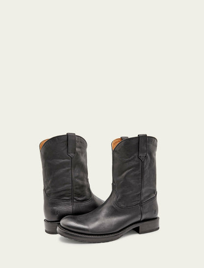 FRYE Men's Black Duke Roper Boots