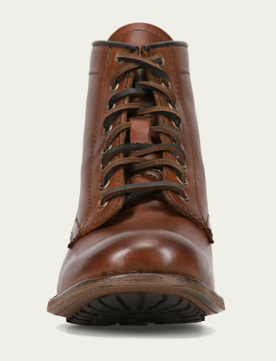 FRYE Men's Cognac Tyler Flex Lace Up Boots