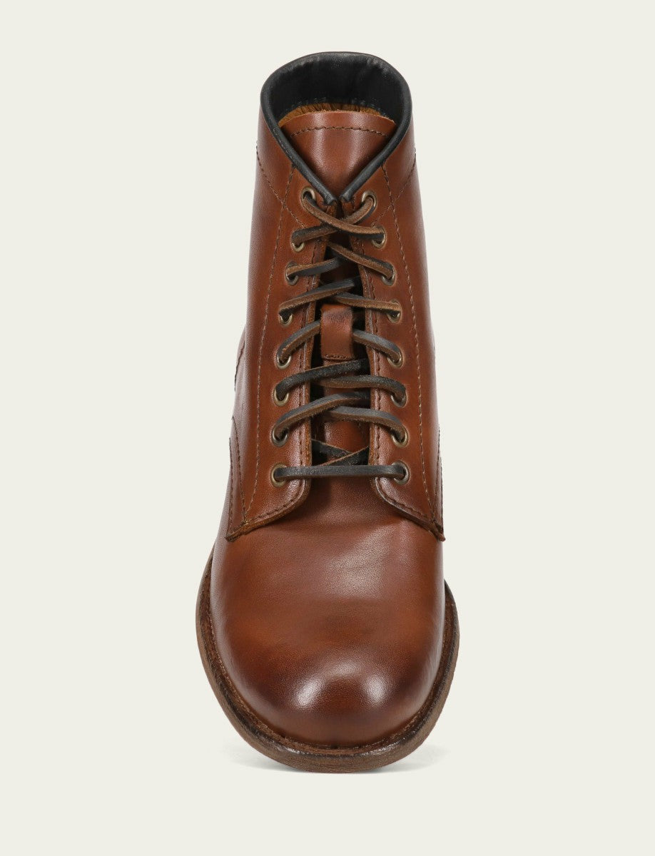 FRYE Men's Cognac Tyler Flex Lace Up Boots