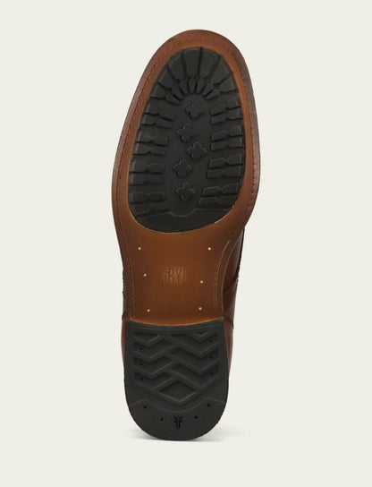 FRYE Men's Cognac Tyler Flex Lace Up Boots