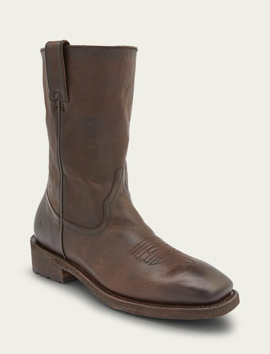 FRYE Men's Chocolate Nash Roper Western Boots