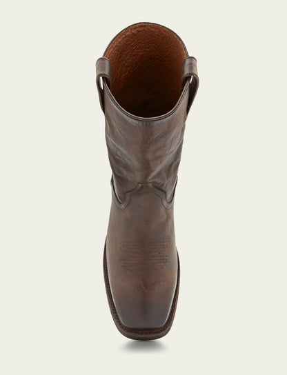 FRYE Men's Chocolate Nash Roper Western Boots