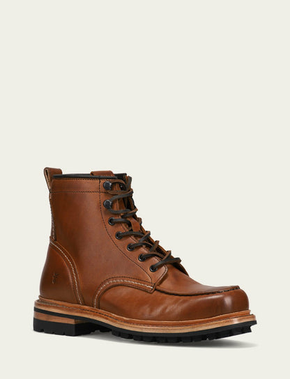 FRYE Men's Caramel Hudson Workboot Lug