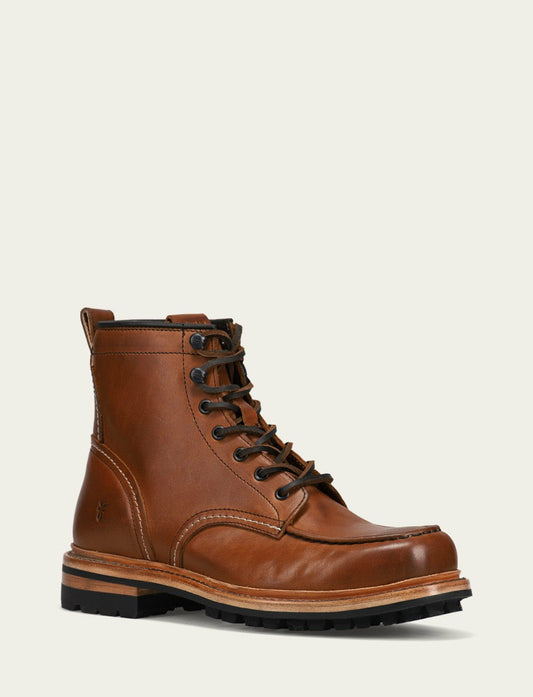 FRYE Men's Caramel Hudson Workboot Lug