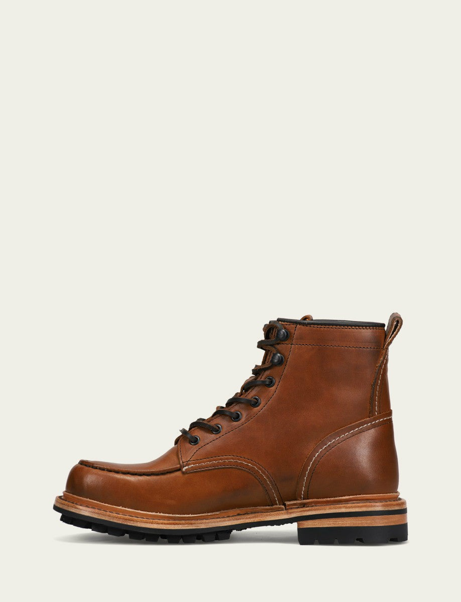 FRYE Men's Caramel Hudson Workboot Lug