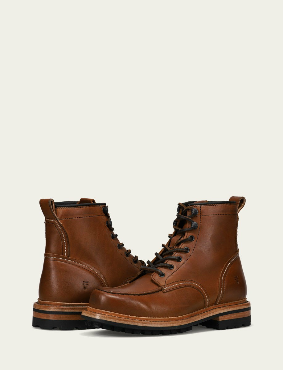 FRYE Men's Caramel Hudson Workboot Lug