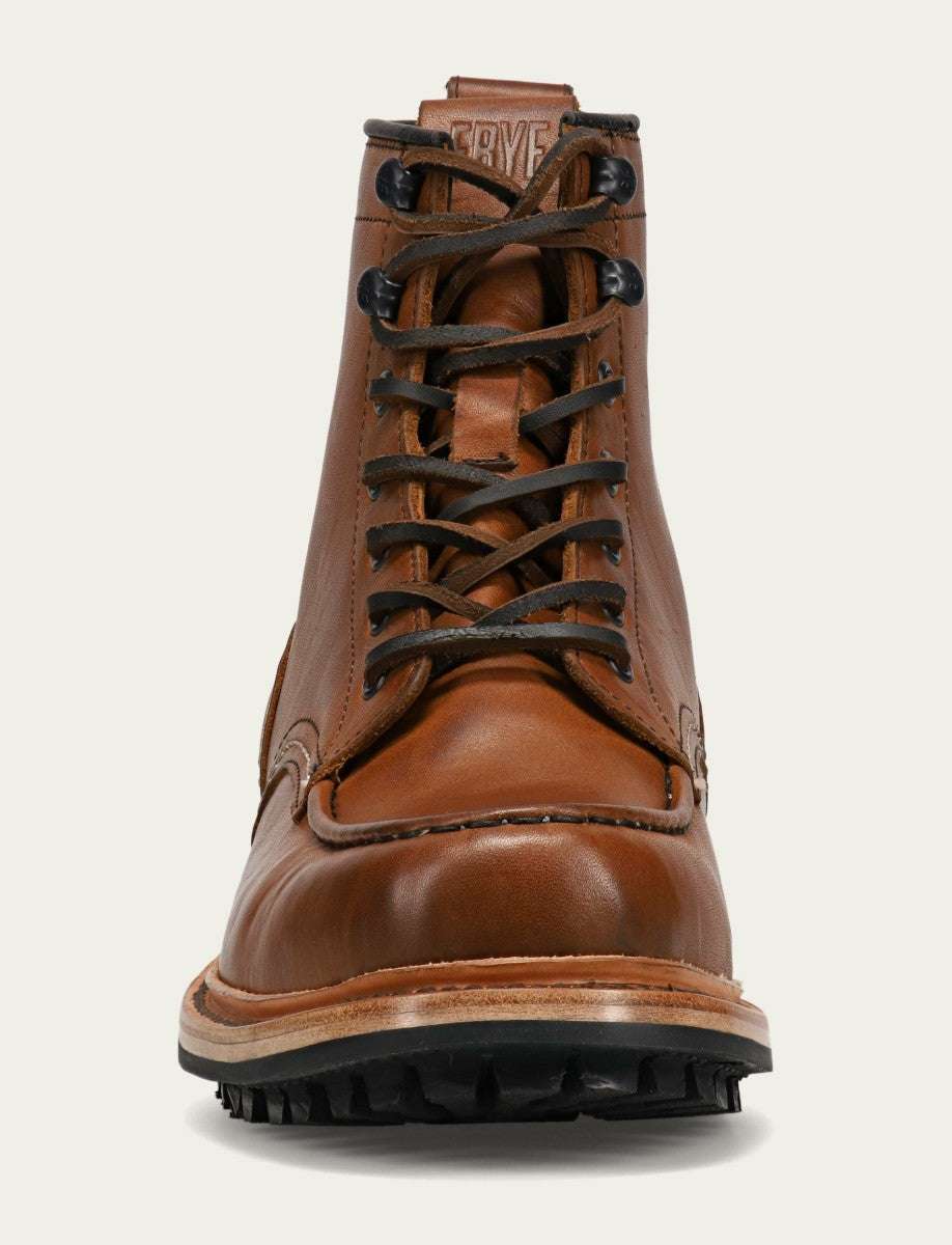 FRYE Men's Caramel Hudson Workboot Lug