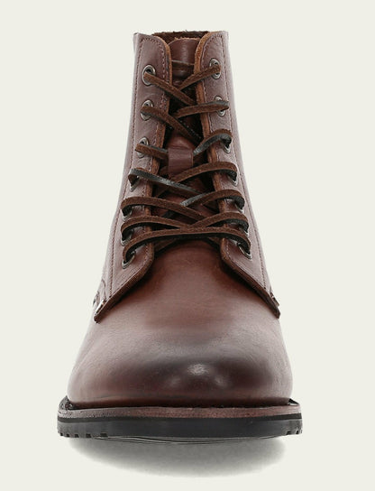 FRYE Men's Cognac Barrett Lace Up Boots