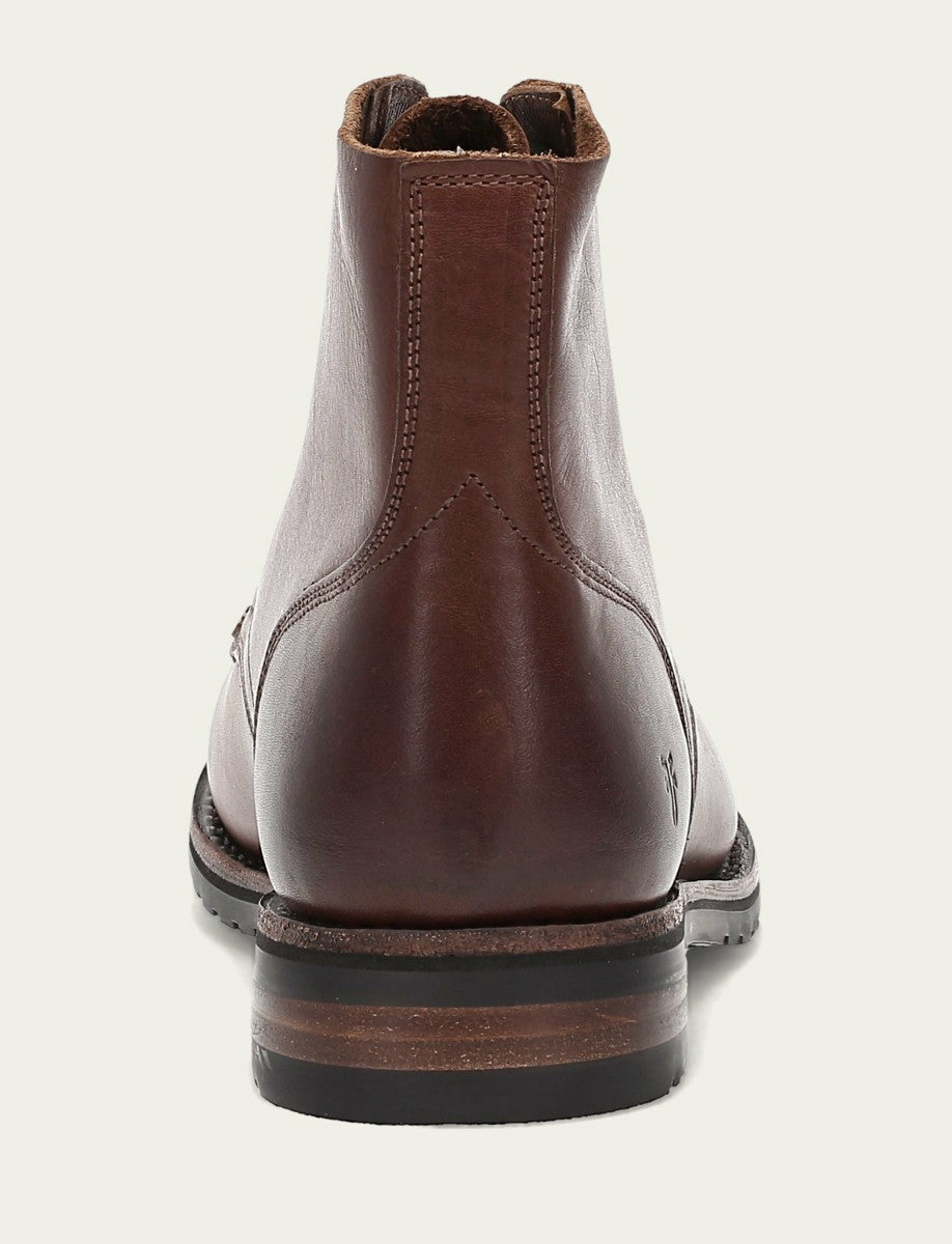 FRYE Men's Cognac Barrett Lace Up Boots