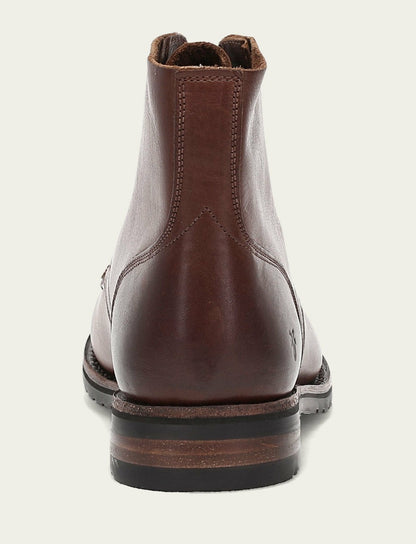 FRYE Men's Cognac Barrett Lace Up Boots