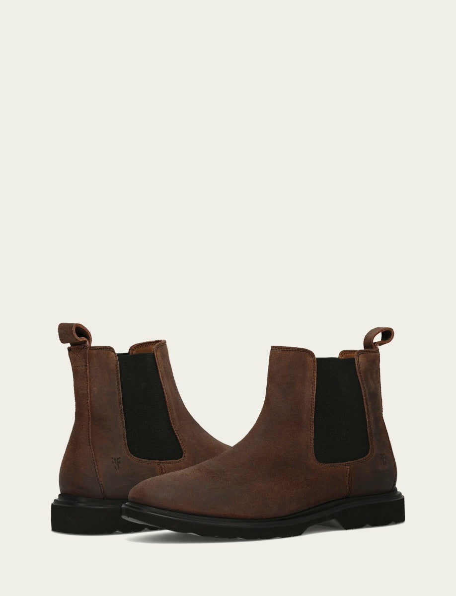 FRYE Men's Dark Walnut Connor Chelsea Boot