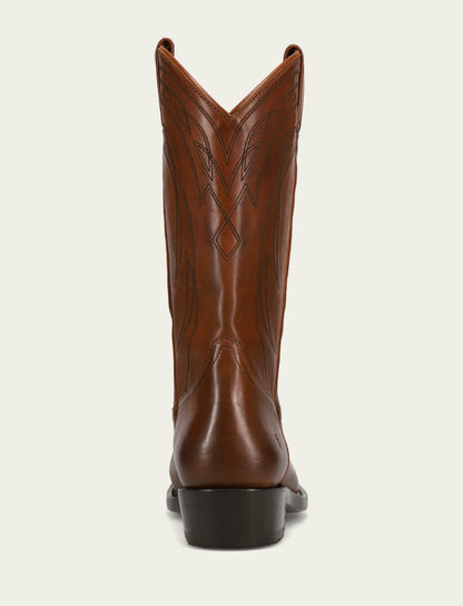 FRYE Men's Caramel Nash Deco Stitch Pull On Boots