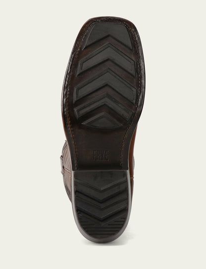 FRYE Men's Caramel Nash Deco Stitch Pull On Boots