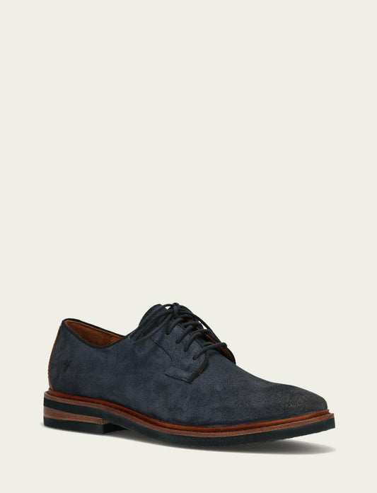 FRYE Men’s Midnight Blue Paul Oxford Lite Leather Casual Dress Shoes