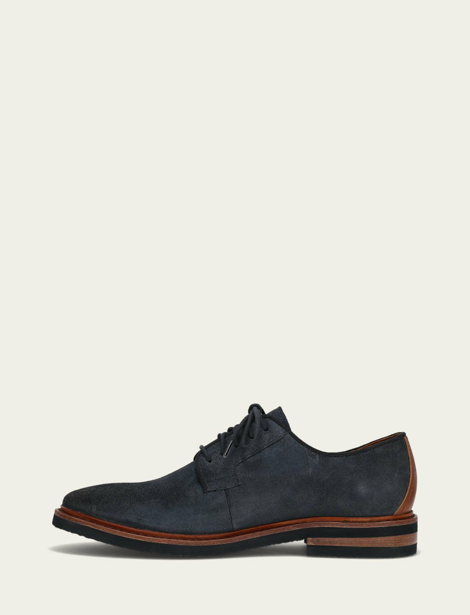 FRYE Men’s Midnight Blue Paul Oxford Lite Leather Casual Dress Shoes