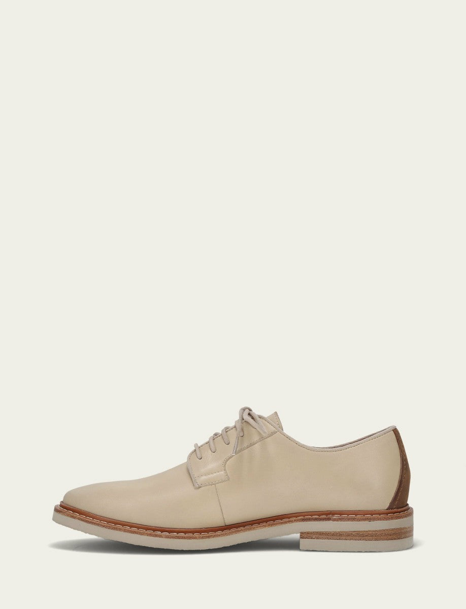 FRYE Men’s Beige Paul Oxford Lite Leather Casual Dress Shoes