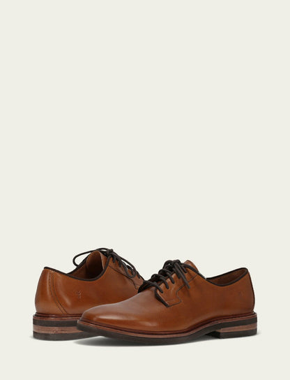 FRYE Men’s Caramel Paul Oxford Lite Leather Casual Dress Shoes
