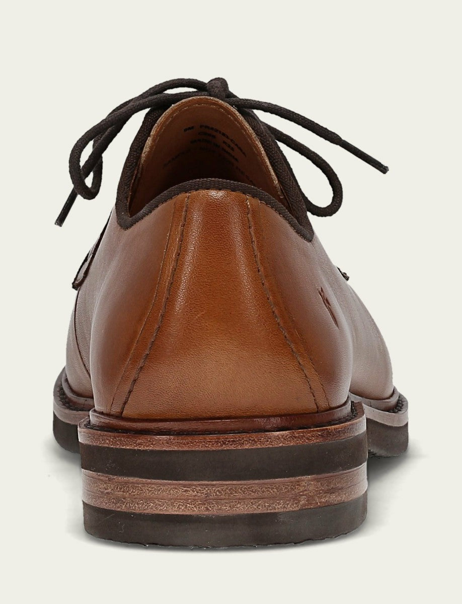 FRYE Men’s Caramel Paul Oxford Lite Leather Casual Dress Shoes