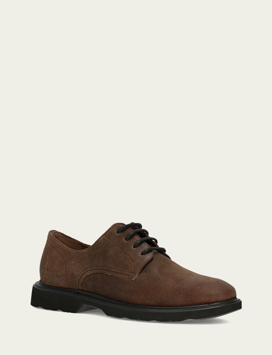 FRYE Men's Dark Walnut Connor Oxford Dress Shoes