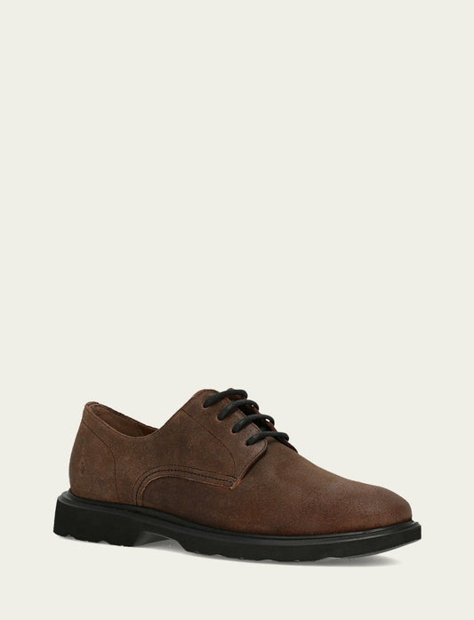 FRYE Men's Dark Walnut Connor Oxford Dress Shoes