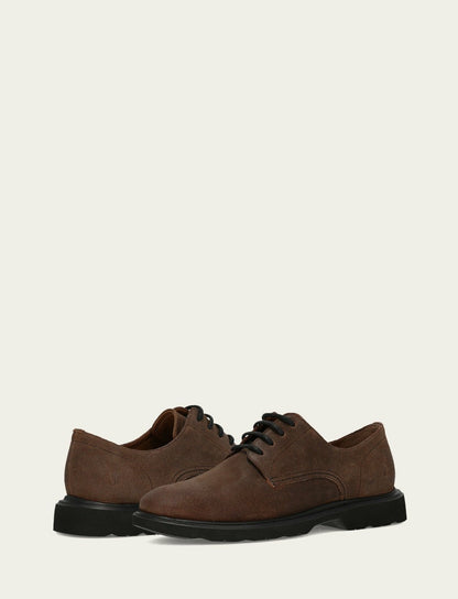 FRYE Men's Dark Walnut Connor Oxford Dress Shoes