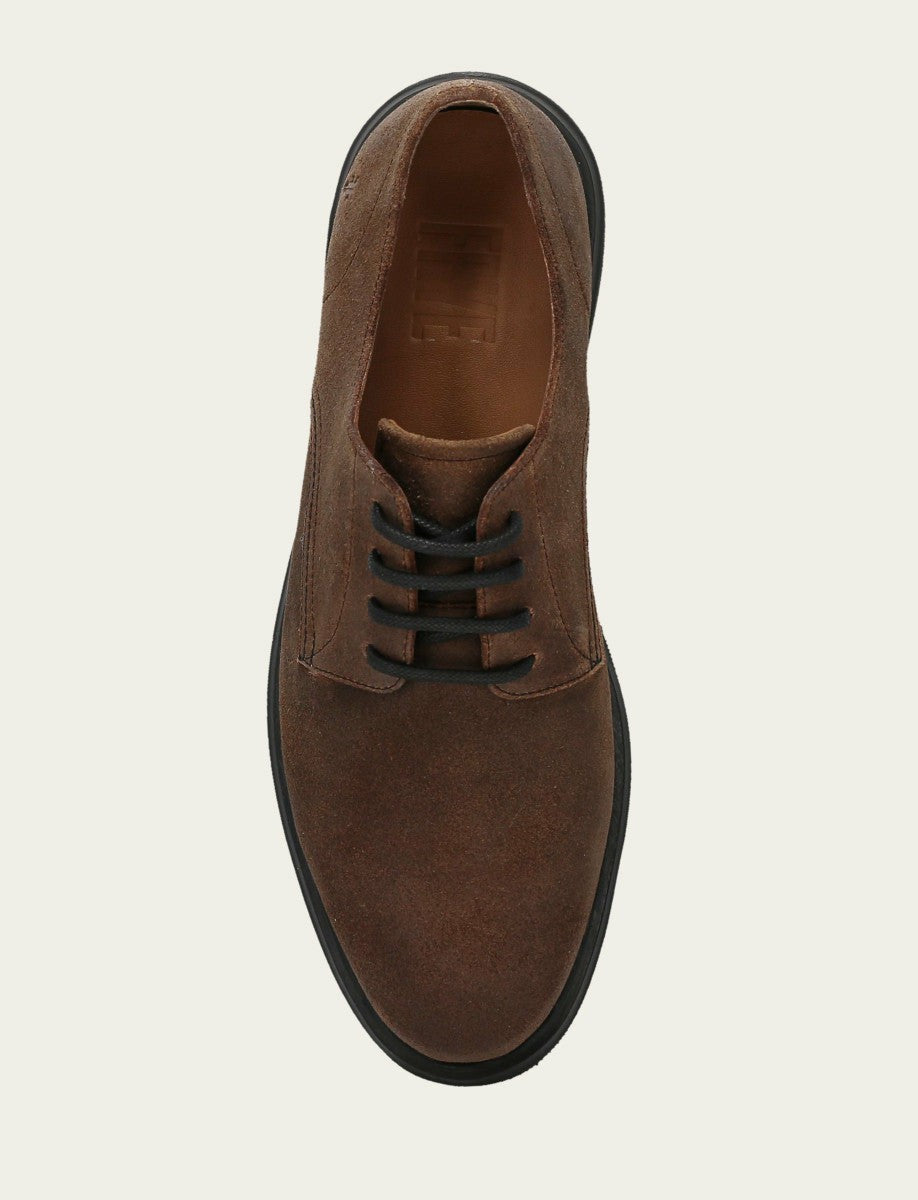 FRYE Men's Dark Walnut Connor Oxford Dress Shoes