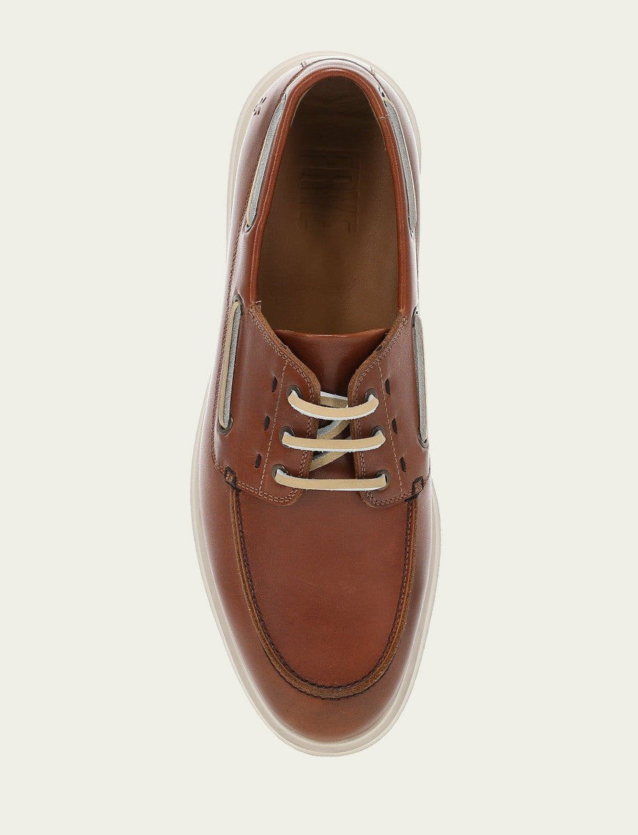 FRYE Men's Caramel Connor Boat Shoe