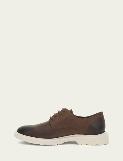FRYE Men's Chocolate Connor Oxford Dress Shoes