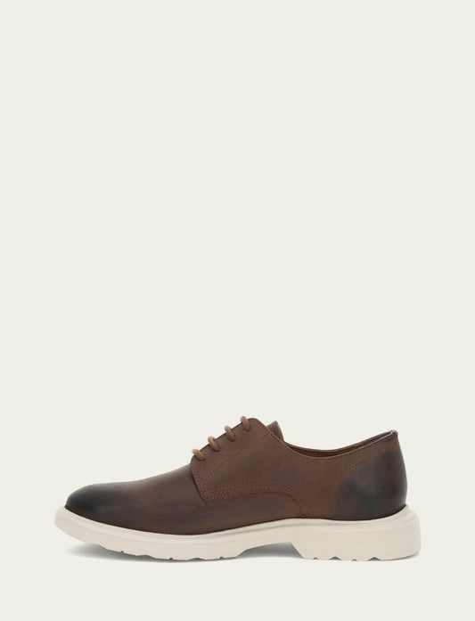 FRYE Men's Chocolate Connor Oxford Dress Shoes