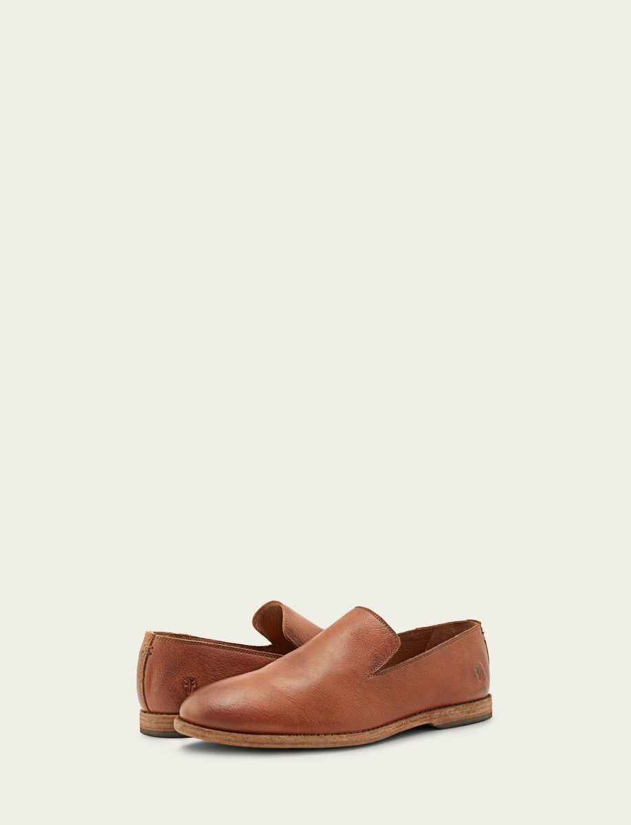FRYE Men’s Tan Chris Venetian Leather Loafers