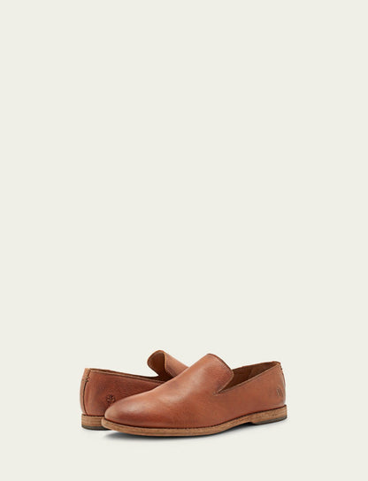 FRYE Men’s Tan Chris Venetian Leather Loafers