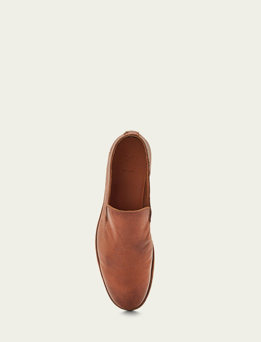 FRYE Men’s Tan Chris Venetian Leather Loafers