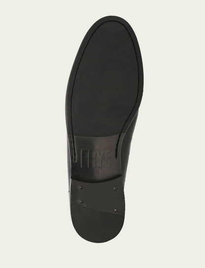 FRYE Men’s Black Leather Graham Penny Casual Leather Shoes