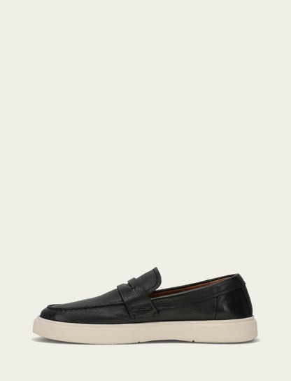 FRYE Men’s Black Beau Penny Leather Sneakers