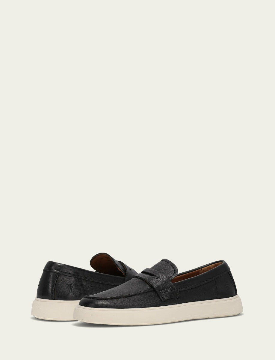 FRYE Men’s Black Beau Penny Leather Sneakers