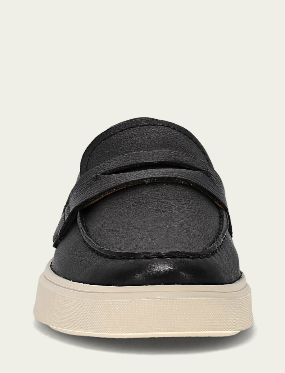 FRYE Men’s Black Beau Penny Leather Sneakers