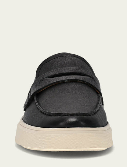 FRYE Men’s Black Beau Penny Leather Sneakers