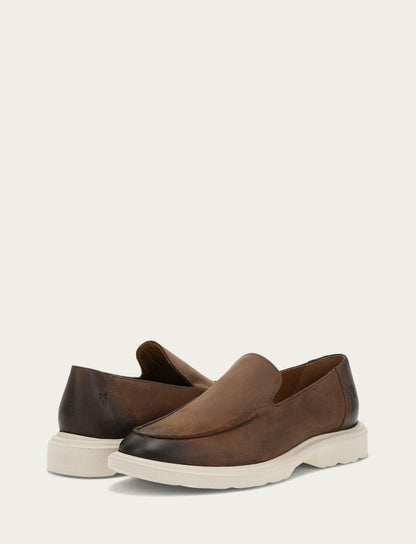 FRYE Men's Chocolate Connor Venetian Loafers