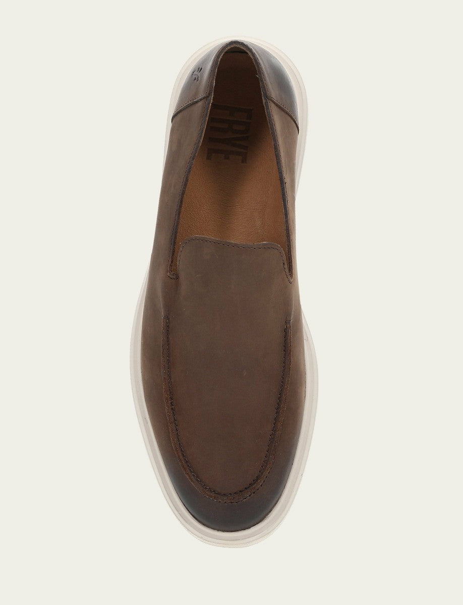 FRYE Men's Chocolate Connor Venetian Loafers