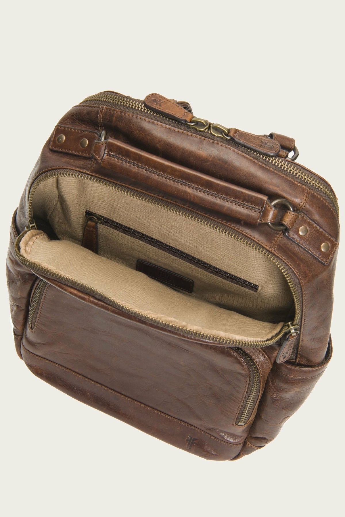 FRYE Logan Dark Brown Backpack