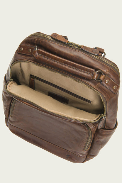 FRYE Logan Dark Brown Backpack
