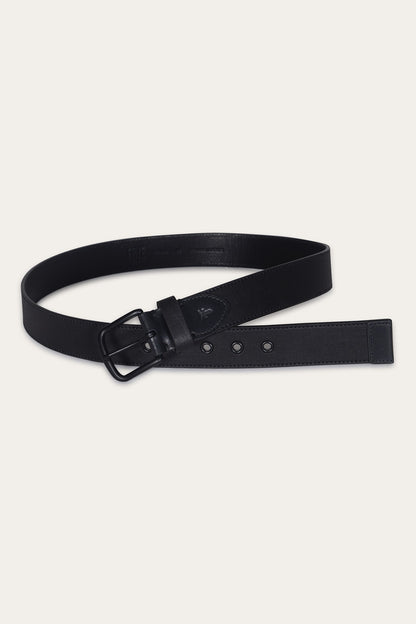 FRYE Men’s Black 38mm Coated Canvas Belt