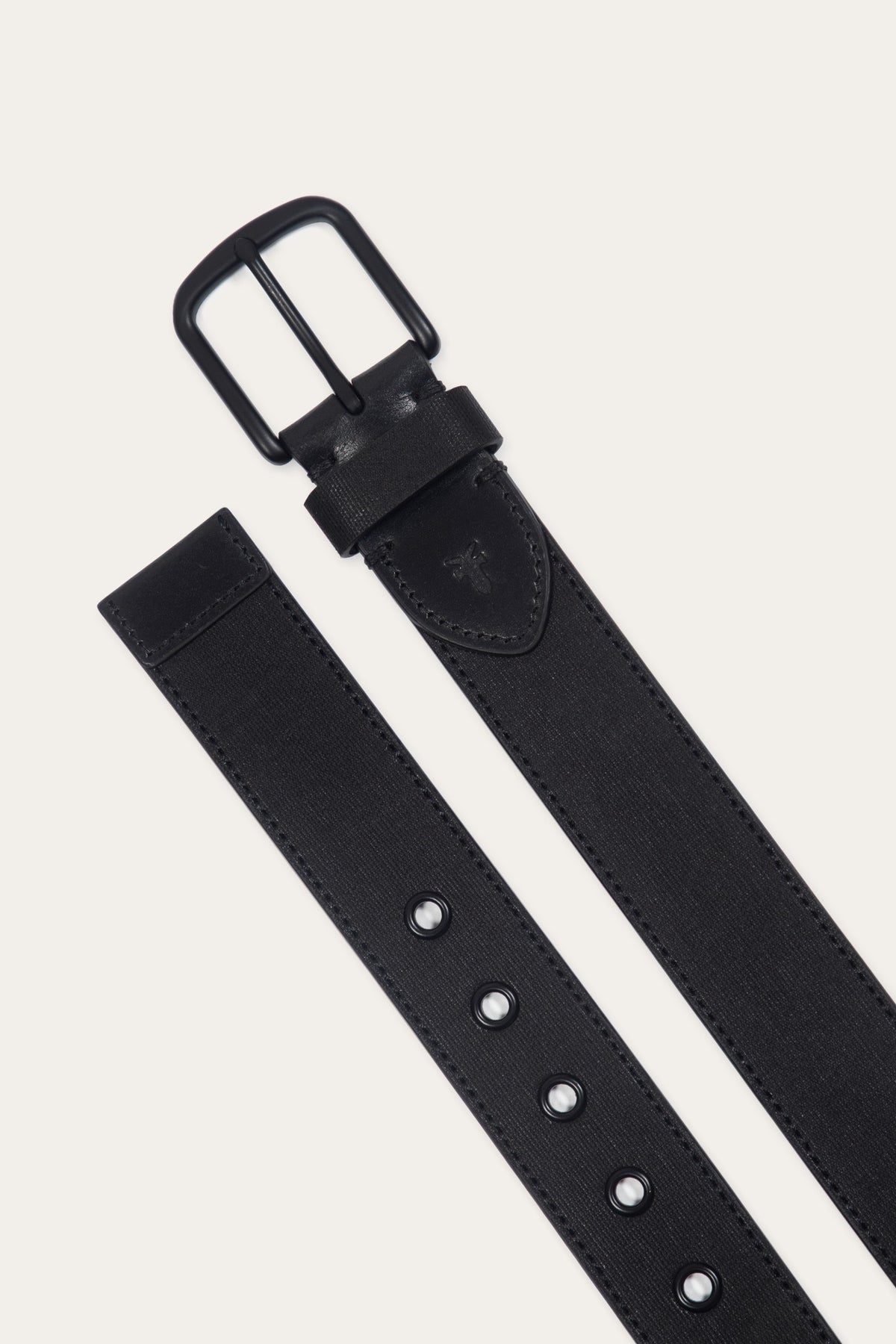 FRYE Men’s Black 38mm Coated Canvas Belt